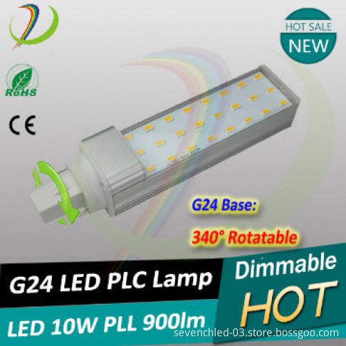 Samsung 5630SMD 4 pin G24 LED PLC Bulb 6w to 12w led g24 smd CE ROHS
